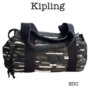 Kipling Black Multi Handbag Purse